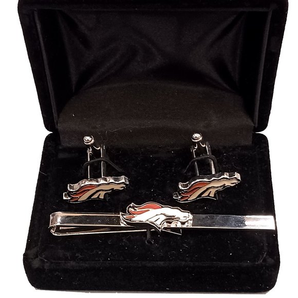 Accessories Denver Broncos Cufflinks And Tie Clasp Poshmark